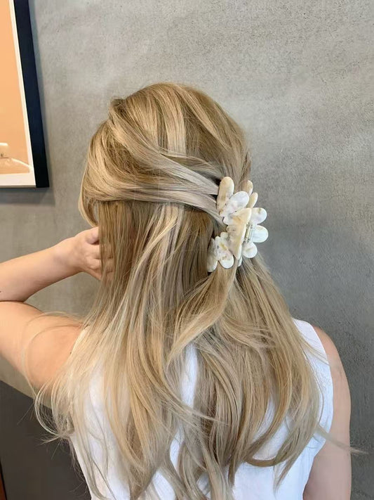 B-0001 Luxurious Petal - Designed Hair Claw Clip with Elegant Touch