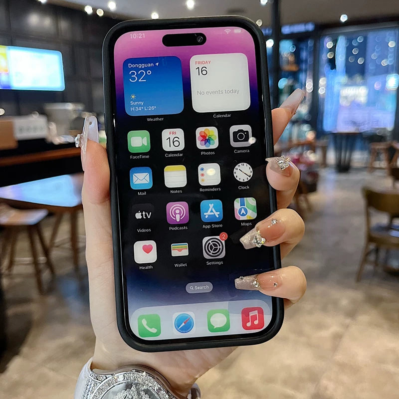 A0029-Elegant Butterfly Rhinestone IPhone Case for iPhone — Compatible with iPhone 17/16/15/14/13 Series (Pro & Pro Max)