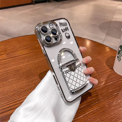 A0034-Luxury Mirror All-Wrap Phone Case | Classic Chic Style Premium Shockproof Shell