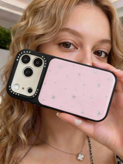 A0026-Glitter Star Pattern IPhone Case for iPhone — Compatible with iPhone 17/16/15/14/13 Series (Pro & Pro Max)