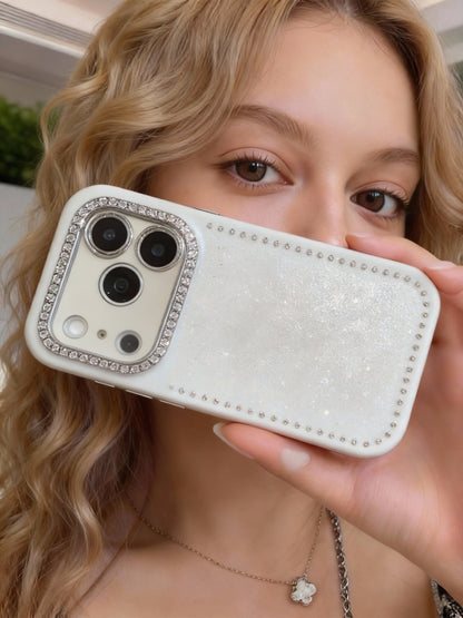 A0016-Luxury Rhinestone Glitter IPhone Case for iPhone — Compatible with iPhone 17/16/15/14/13 Series (Pro & Pro Max)