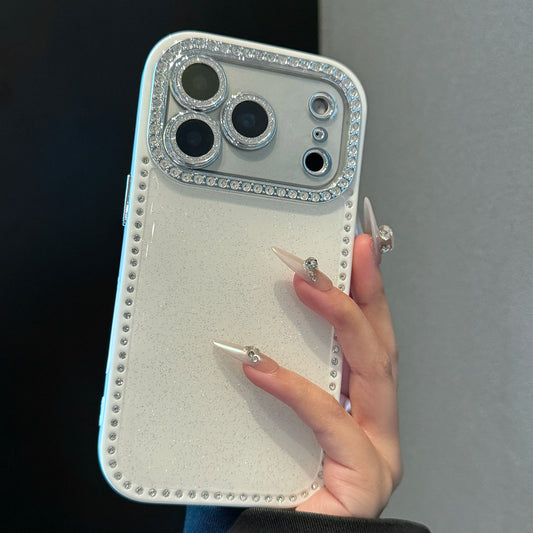 A0016-Luxury Rhinestone Glitter IPhone Case for iPhone — Compatible with iPhone 17/16/15/14/13 Series (Pro & Pro Max)